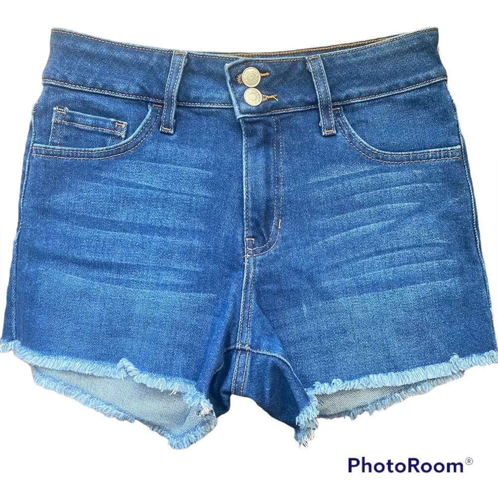 Just Black Denim Jean Shorts made in USA 26